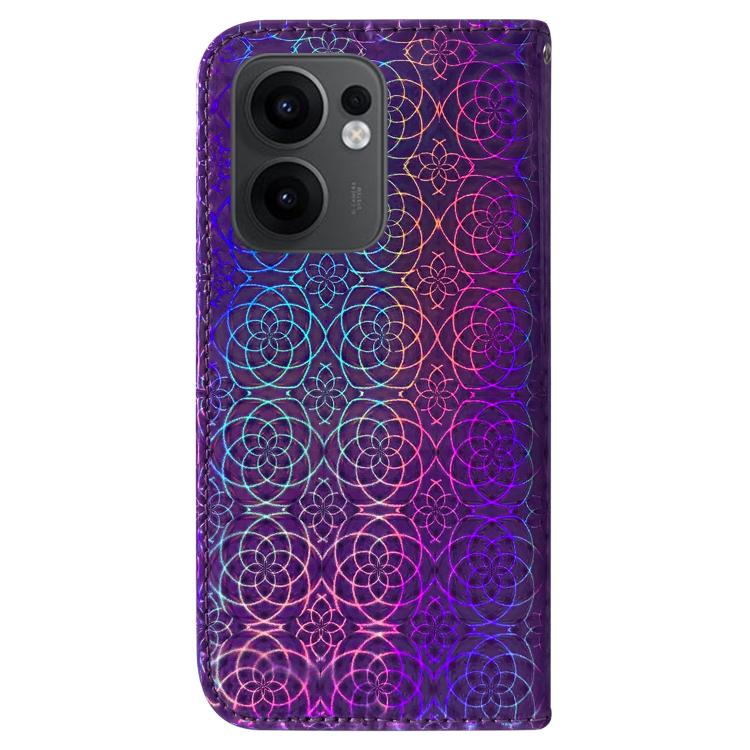 For OPPO Reno13 F 4G / 5G Colorful Magnetic Buckle Leather Phone Case