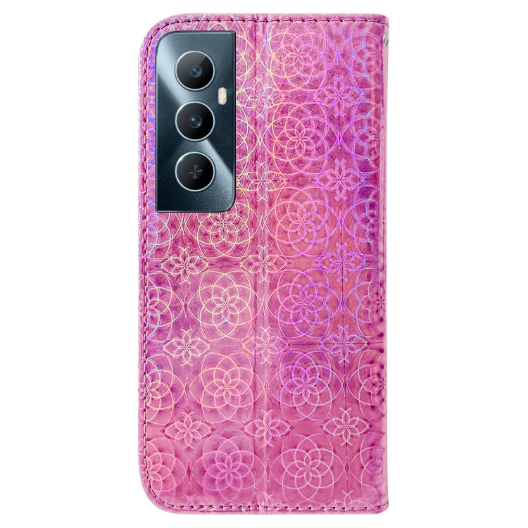For Realme C65 4G Colorful Magnetic Buckle Leather Phone Case