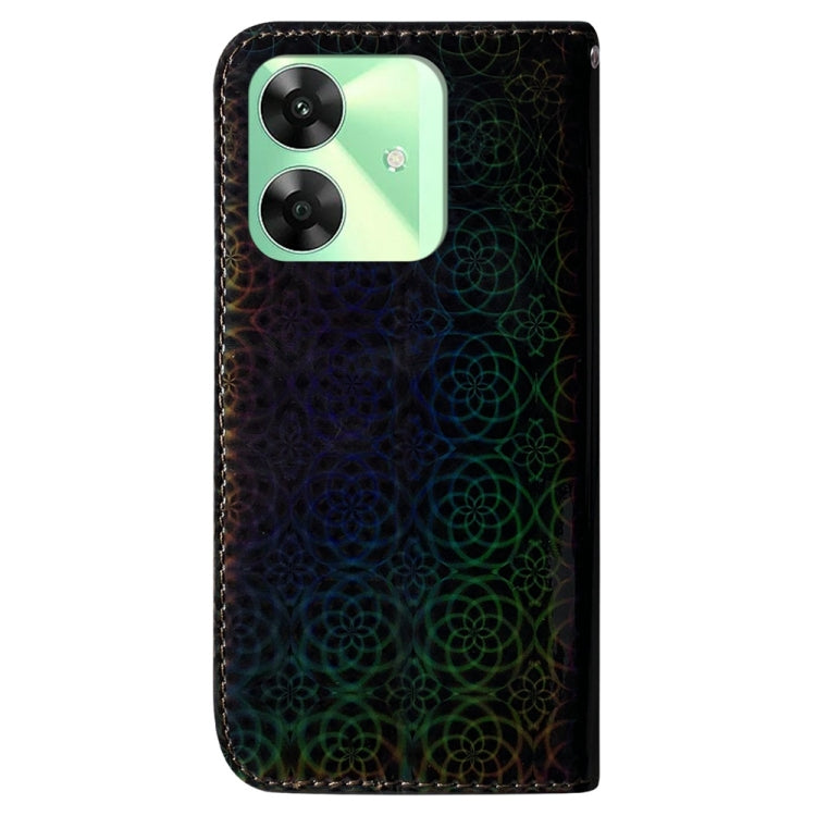 For Realme C61 / C63 / Note 60 Colorful Magnetic Buckle Leather Phone Case