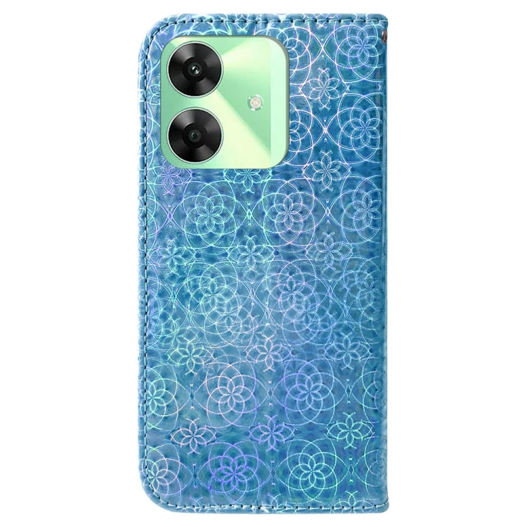 For Realme C61 / C63 / Note 60 Colorful Magnetic Buckle Leather Phone Case