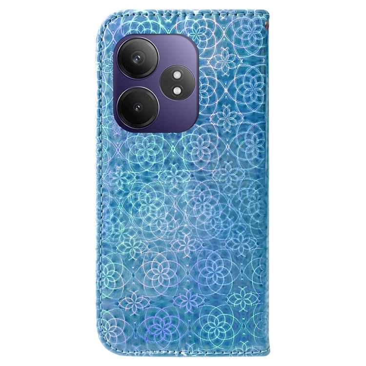 For Realme GT 6 / GT 6T / GT Neo6 Colorful Magnetic Buckle Leather Phone Case