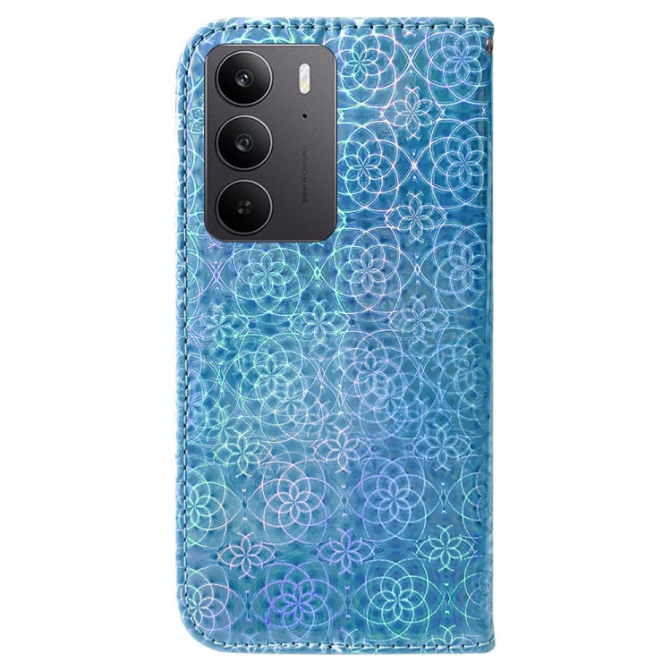 For Realme C75 Colorful Magnetic Buckle Leather Phone Case