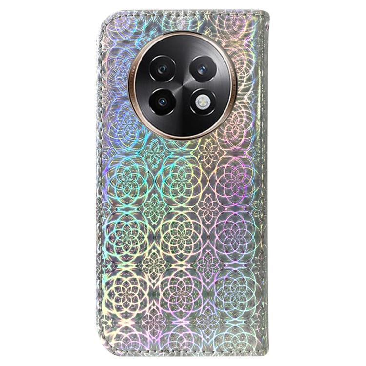 For Realme 13+ Global Colorful Magnetic Buckle Leather Phone Case