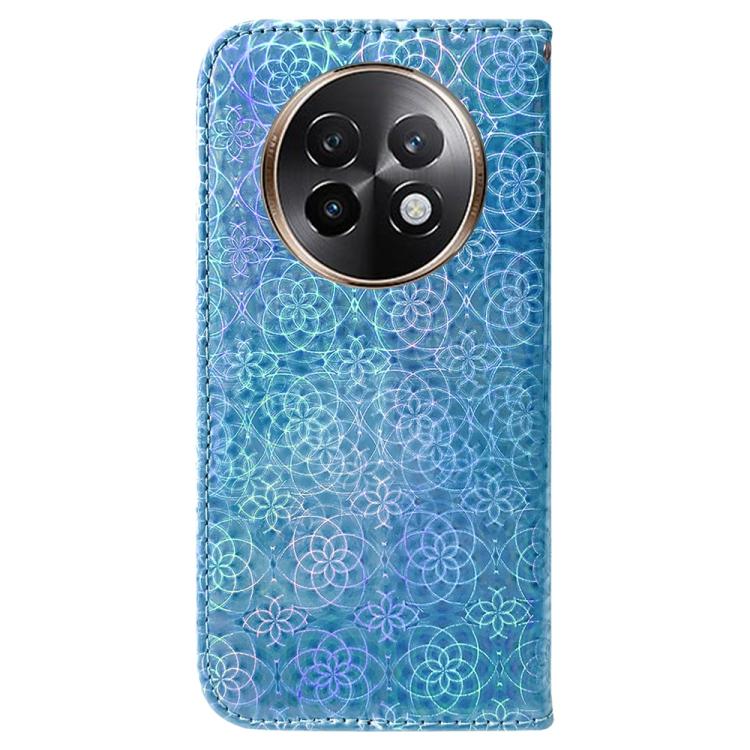 For Realme 13+ Global Colorful Magnetic Buckle Leather Phone Case