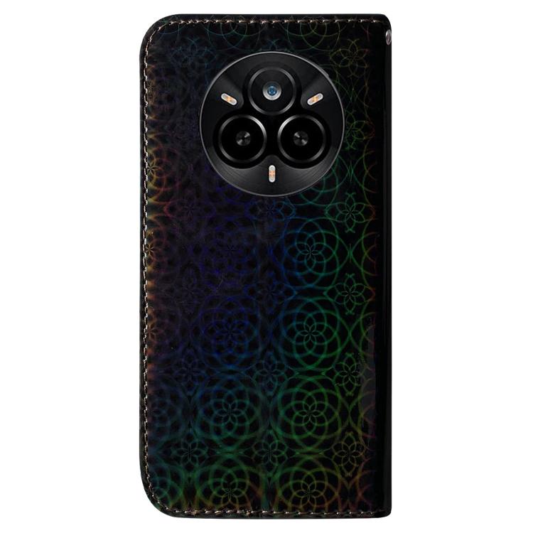 For Realme 14 Pro Colorful Magnetic Buckle Leather Phone Case
