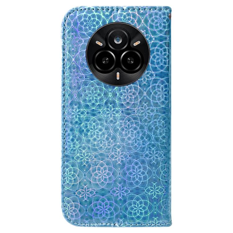 For Realme 14 Pro Colorful Magnetic Buckle Leather Phone Case