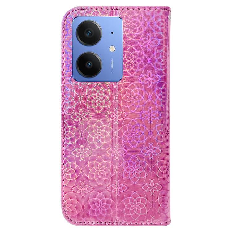 For Realme Neo7 SE Colorful Magnetic Buckle Leather Phone Case