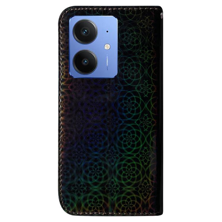 For Realme Neo7 SE Colorful Magnetic Buckle Leather Phone Case