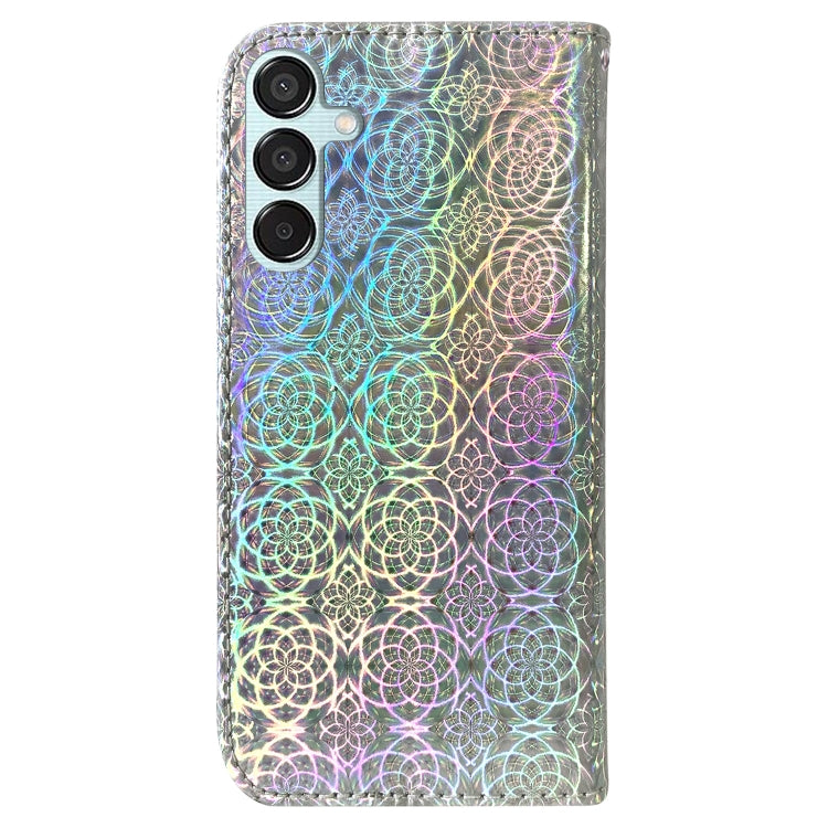 For Samsung Galaxy M15/F15 Colorful Magnetic Buckle Leather Phone Case