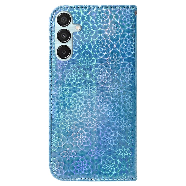 For Samsung Galaxy M15/F15 Colorful Magnetic Buckle Leather Phone Case