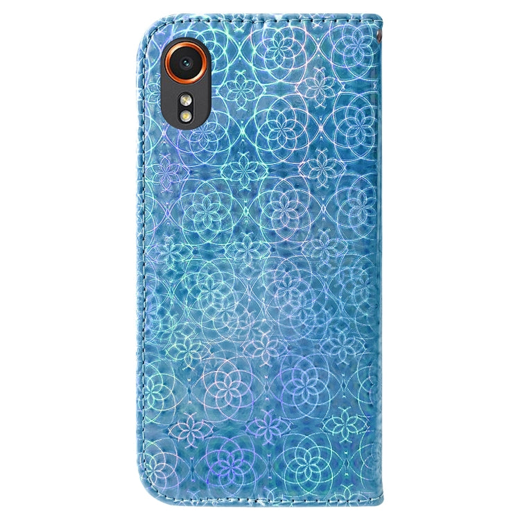 For Samsung Galaxy Xcover7 Colorful Magnetic Buckle Leather Phone Case