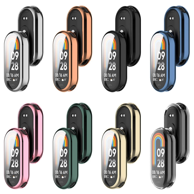 For Xiaomi Mi Band 8 Full Coverage TPU Electroplating Watch Protective Case