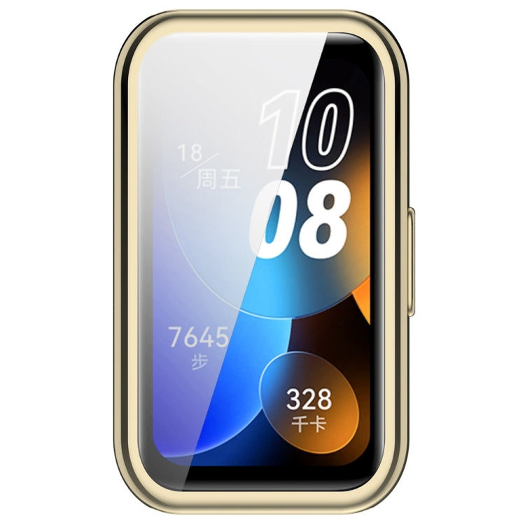 For Huawei Band 8 Full Coverage TPU Electroplating Watch Protective Case