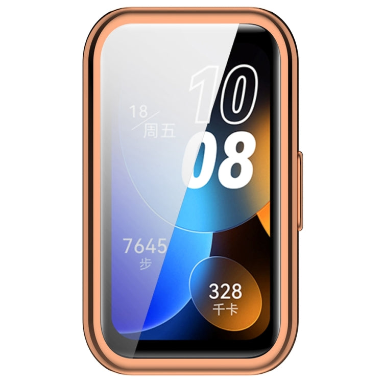 For Huawei Band 8 Full Coverage TPU Electroplating Watch Protective Case