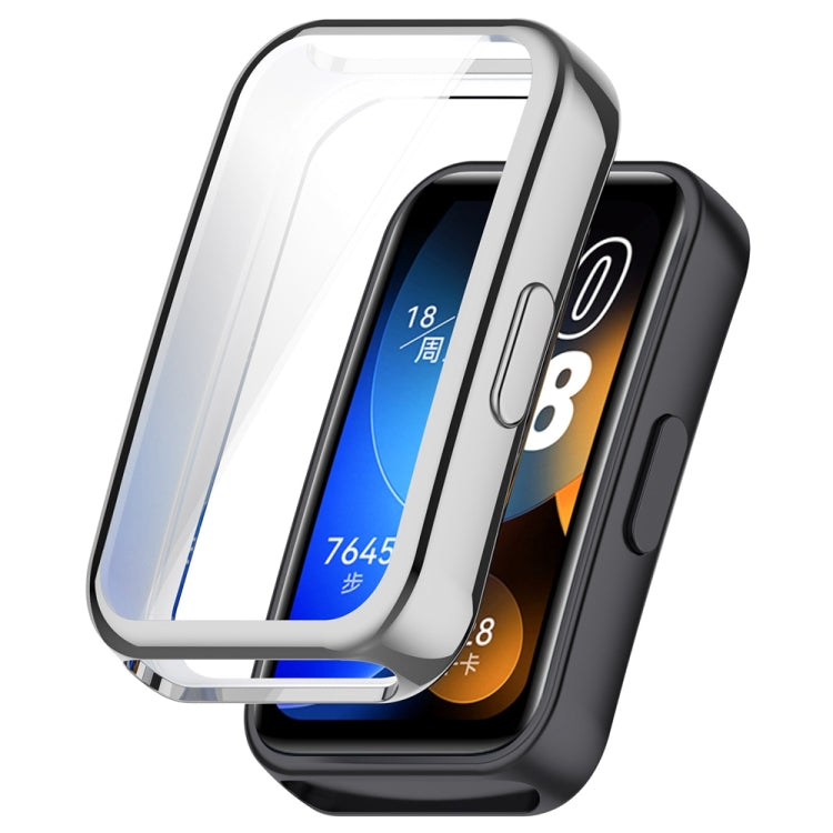 For Huawei Band 8 Full Coverage TPU Electroplating Watch Protective Case