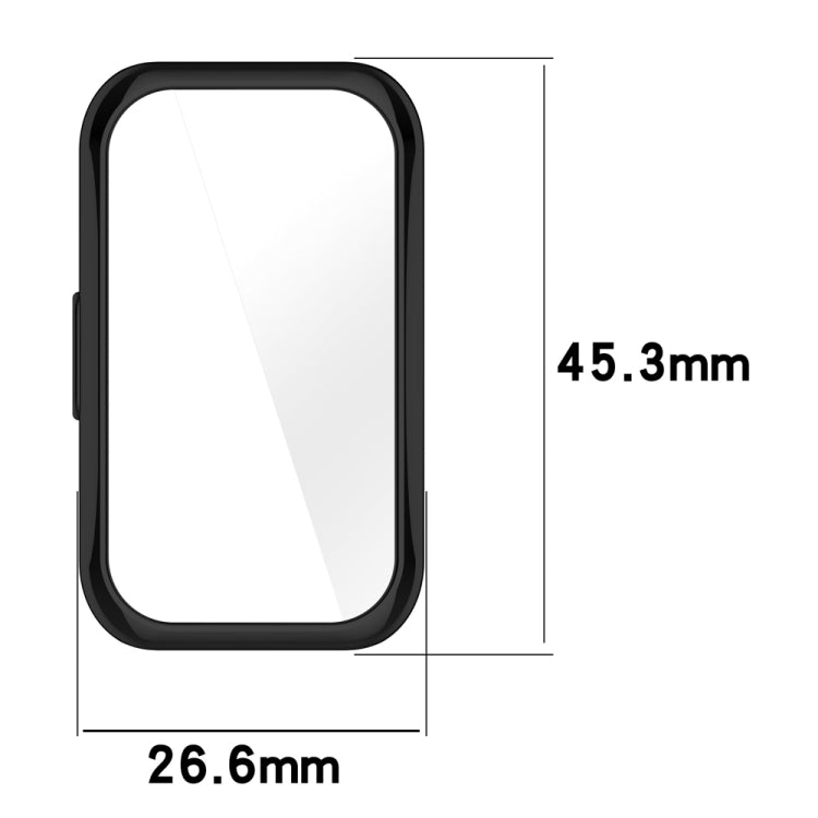 For Huawei Band 8 Full Coverage TPU Electroplating Watch Protective Case