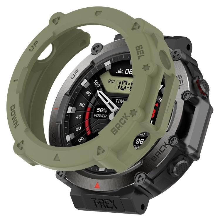 For Amazfit T-Rex Ultra Armor Hollow Watch Protective Case