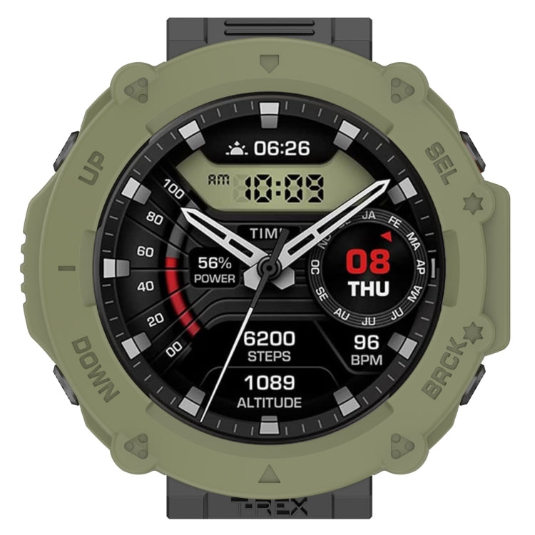 For Amazfit T-Rex Ultra Armor Hollow Watch Protective Case
