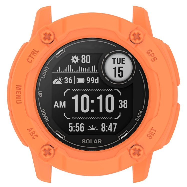 For Garmin Instinct 2X Armor Hollow Watch Protective Case