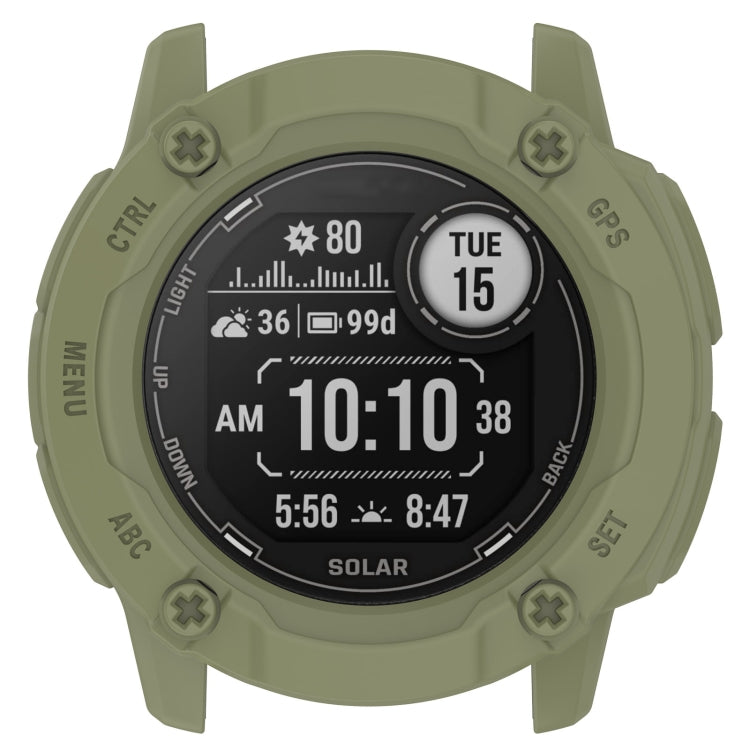 For Garmin Instinct 2X Armor Hollow Watch Protective Case