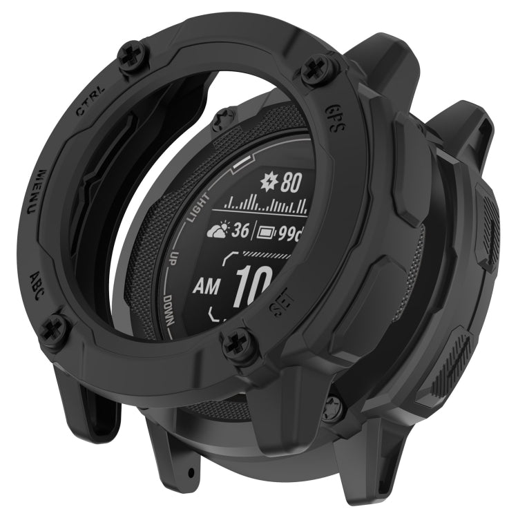 For Garmin Instinct 2X Armor Hollow Watch Protective Case