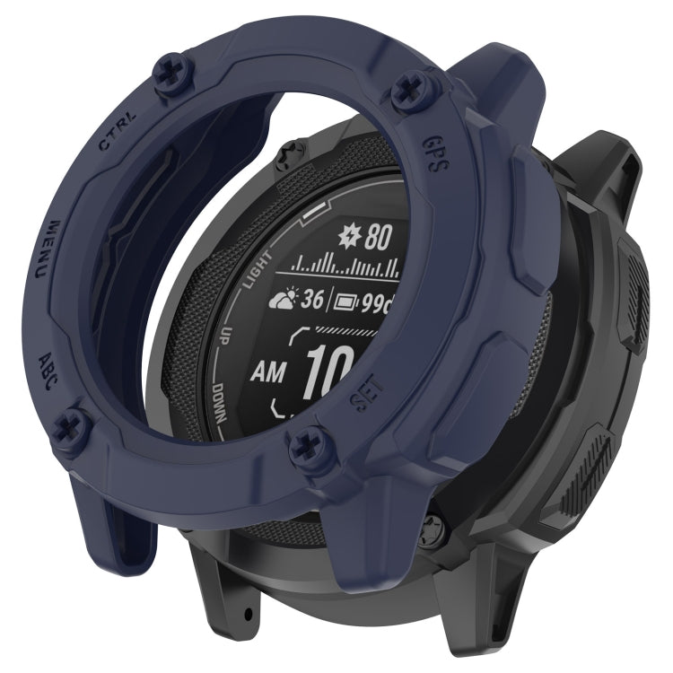 For Garmin Instinct 2X Armor Hollow Watch Protective Case