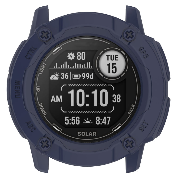 For Garmin Instinct 2X Armor Hollow Watch Protective Case
