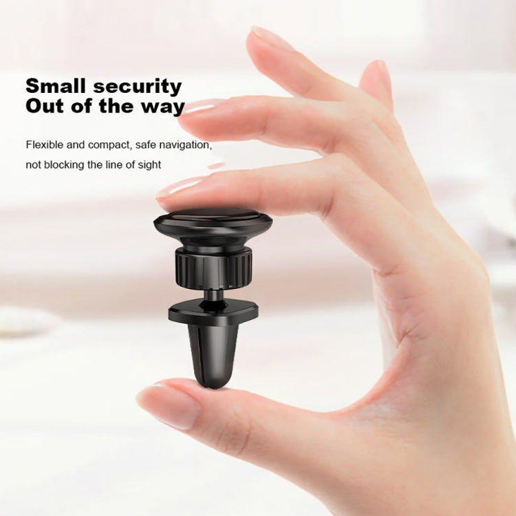 FLOVEME YXF222951 Square Air Outlet Magnetic Car Holder(Black)