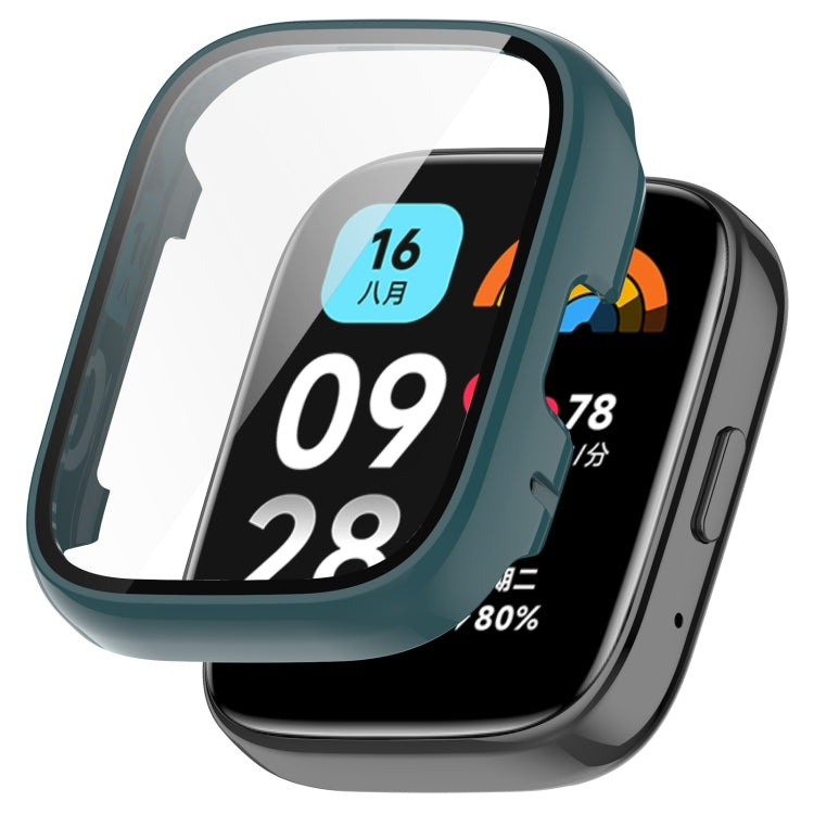 For Redmi Watch 3 Lite PC + Tempered Film Integrated Watch Protective Case
