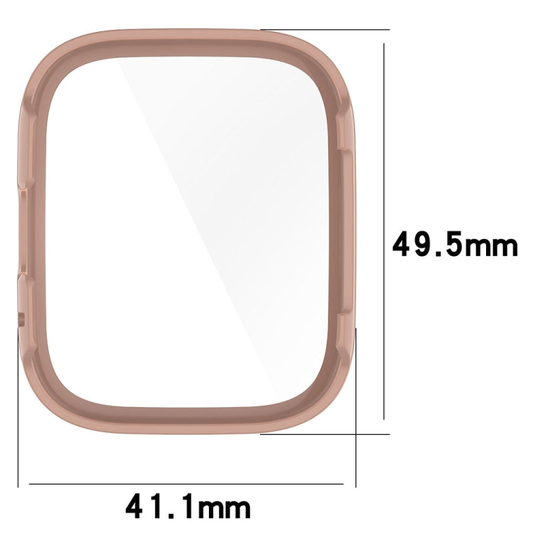 For Redmi Watch 3 Lite PC + Tempered Film Integrated Watch Protective Case