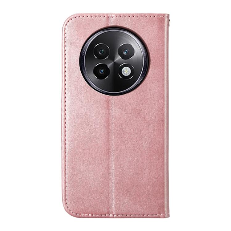 For Realme 13+ Cubic Grid Calf Texture Magnetic Leather Phone Case