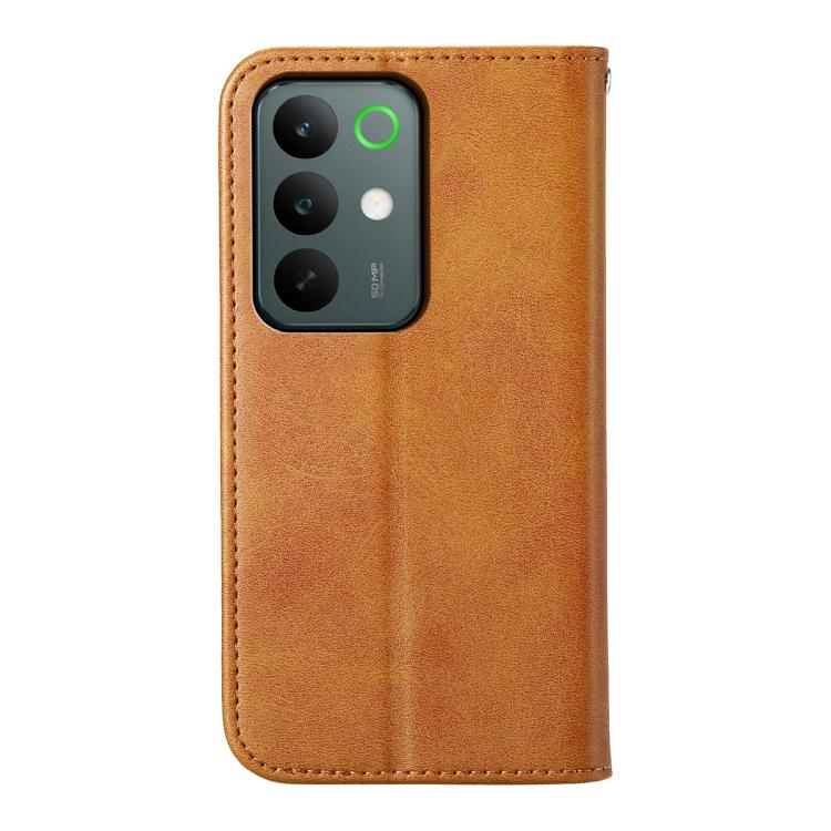 For Realme C85 Pro 4G Cubic Grid Calf Texture Magnetic Leather Phone Case
