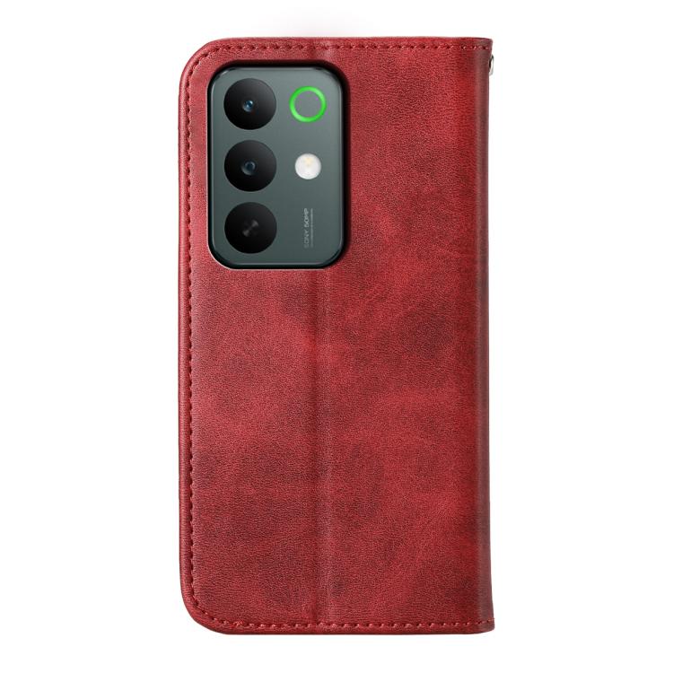 For Realme C85 5G / Realme 15x 5G Cubic Grid Calf Texture Magnetic Leather Phone Case