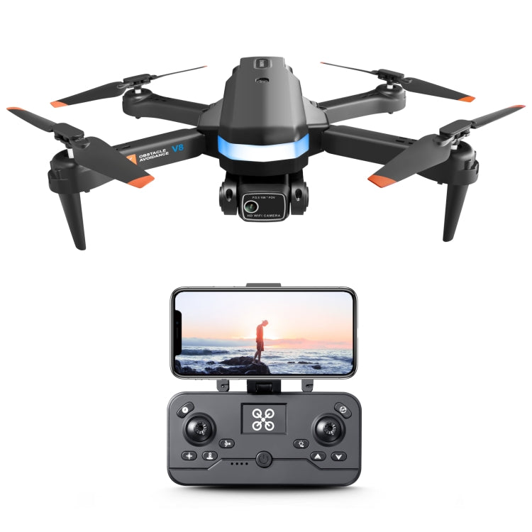 V8 8K Dual Camera Aerial Photography Optical Flow Obstacle Avoidance RC Drone