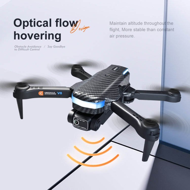 V8 8K Dual Camera Aerial Photography Optical Flow Obstacle Avoidance RC Drone