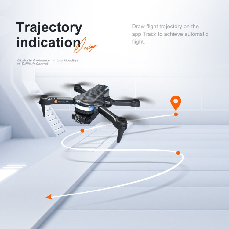 V8 8K Dual Camera Aerial Photography Optical Flow Obstacle Avoidance RC Drone