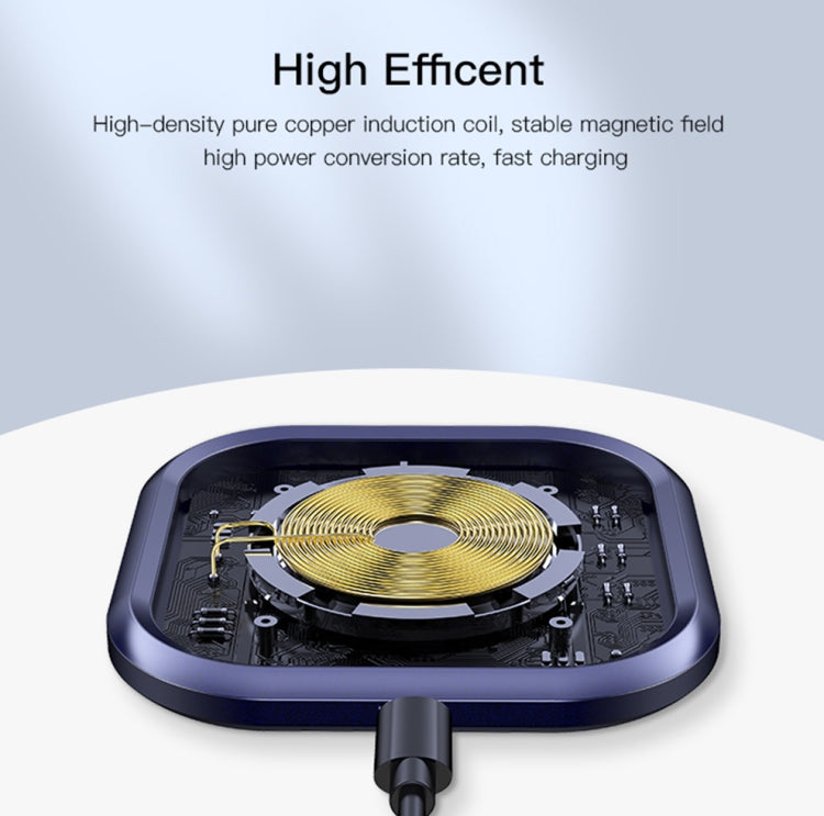 Yesido DS14 15W Desktop Qi Wireless Fast Charger(Black)