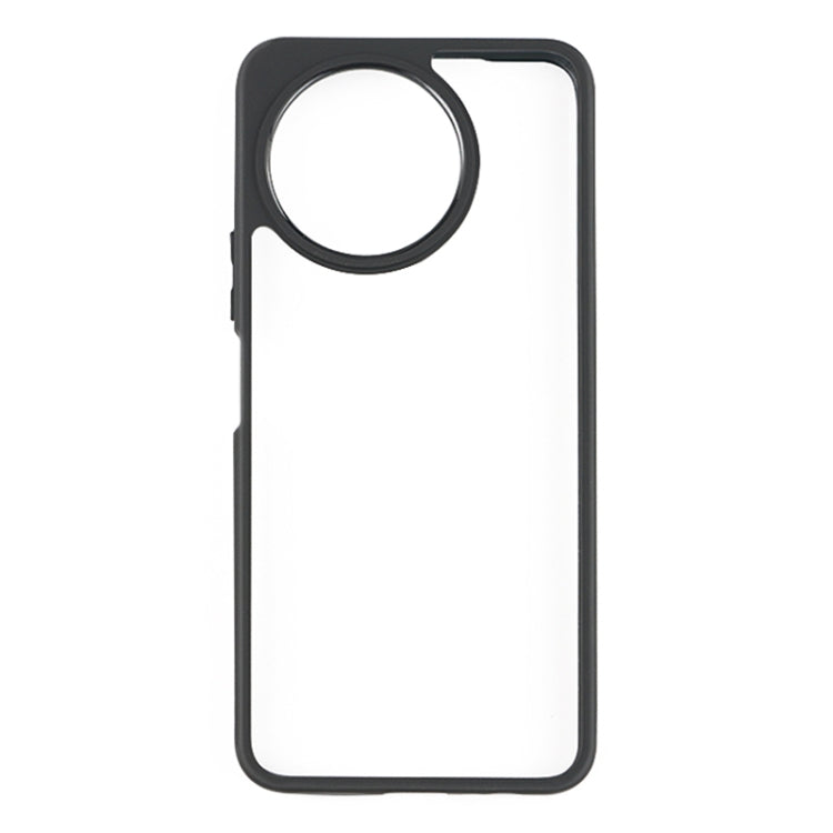 For vivo Y38 5G / T3x / Y200i Frosted TPU + Transparent PC Phone Case - Transparent