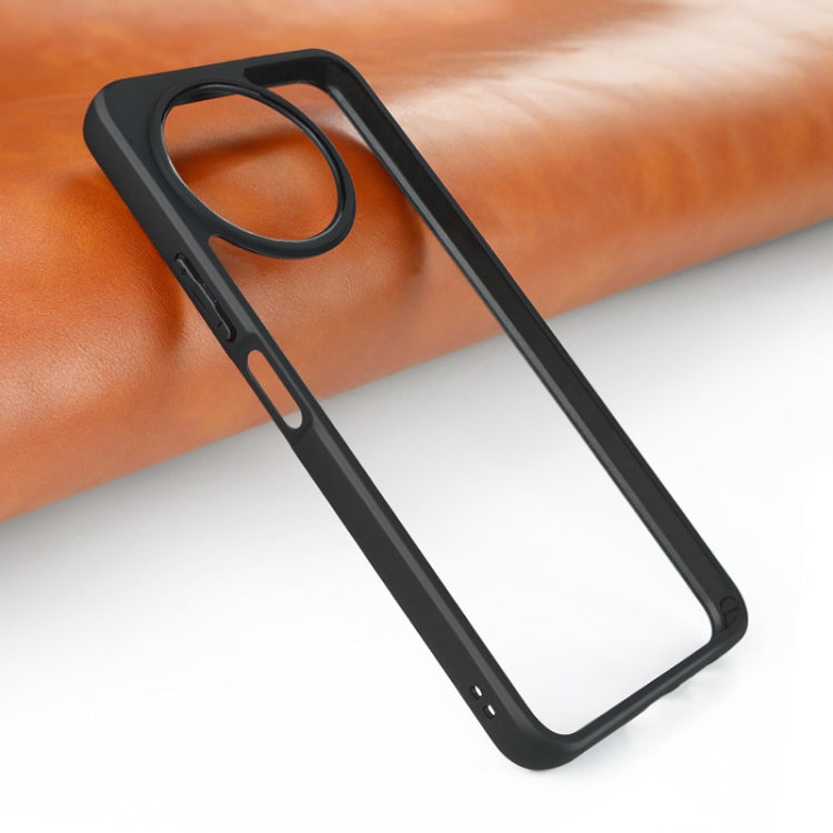 For vivo Y38 5G / T3x / Y200i Frosted TPU + Transparent PC Phone Case - Transparent