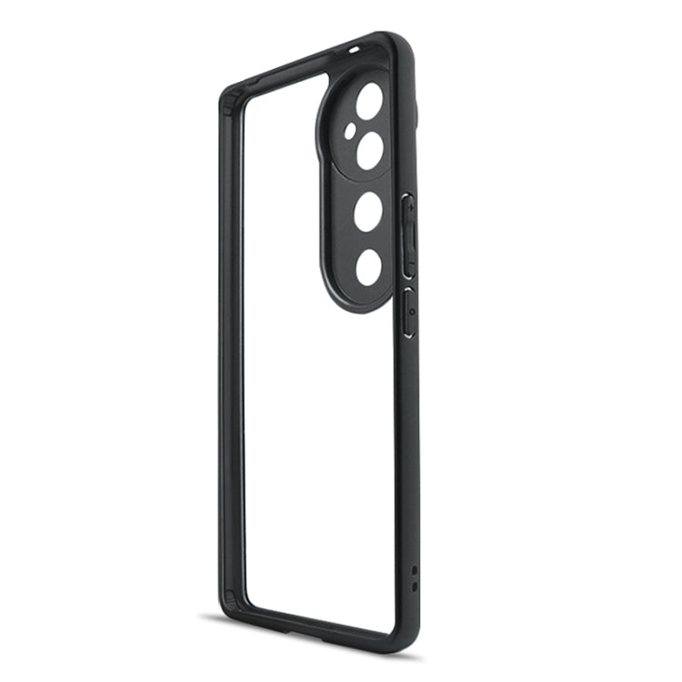 For vivo S19 Pro Frosted TPU + Transparent PC Phone Case - Transparent