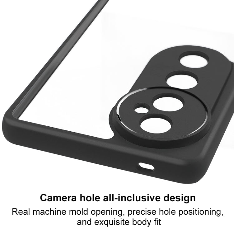 For vivo S19 Pro Frosted TPU + Transparent PC Phone Case - Transparent