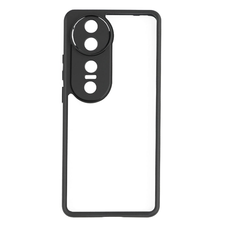For vivo S19 Frosted TPU + Transparent PC Phone Case - Transparent