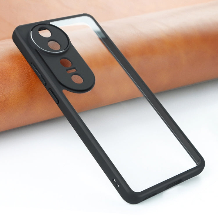 For vivo S19 Frosted TPU + Transparent PC Phone Case - Transparent