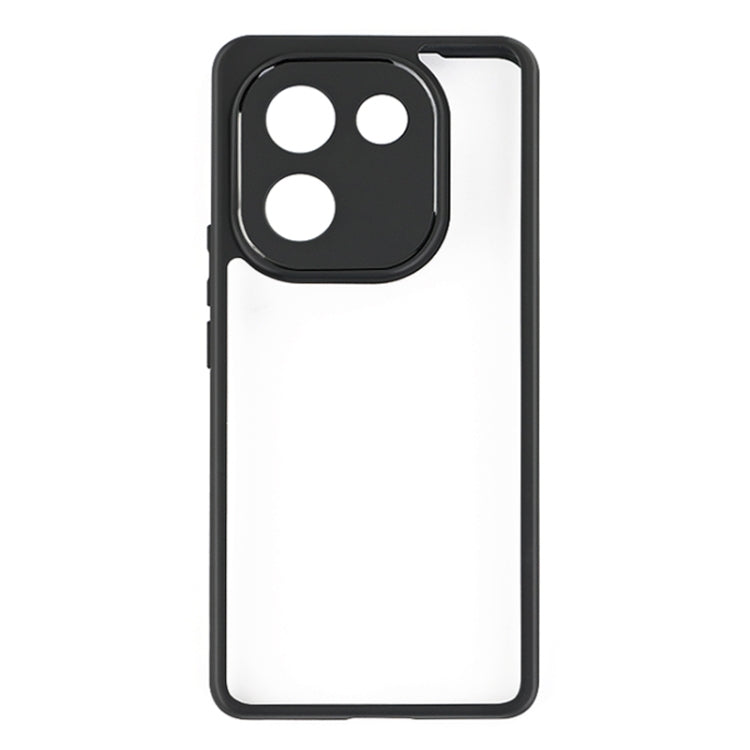 For vivo iQOO Z9s Pro Frosted TPU + Transparent PC Phone Case - Transparent