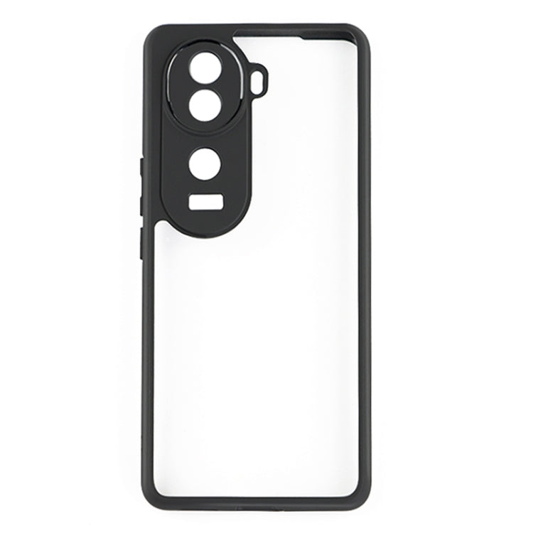 For vivo iQOO Z9s Frosted TPU + Transparent PC Phone Case - Transparent