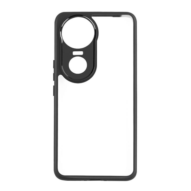 For vivo V50 Frosted TPU + Transparent PC Phone Case - Transparent