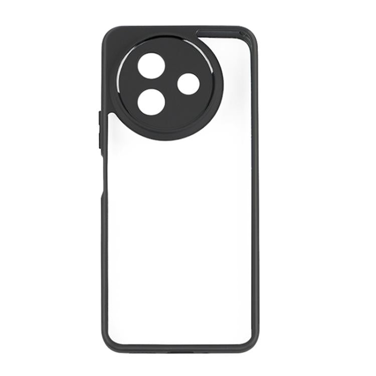 For vivo Y39 5G Frosted TPU + Transparent PC Phone Case - Transparent