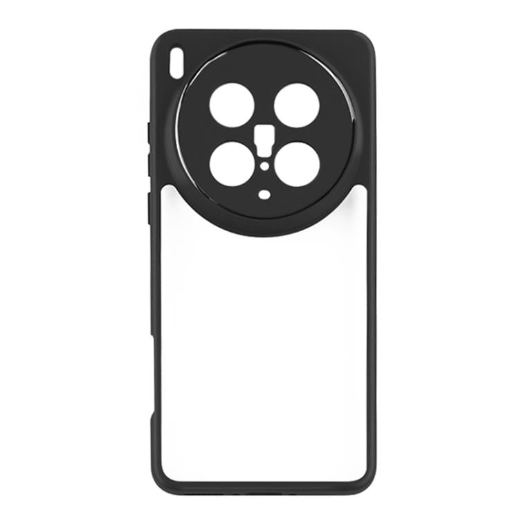 For vivo X200 Ultra Frosted TPU + Transparent PC Phone Case - Transparent