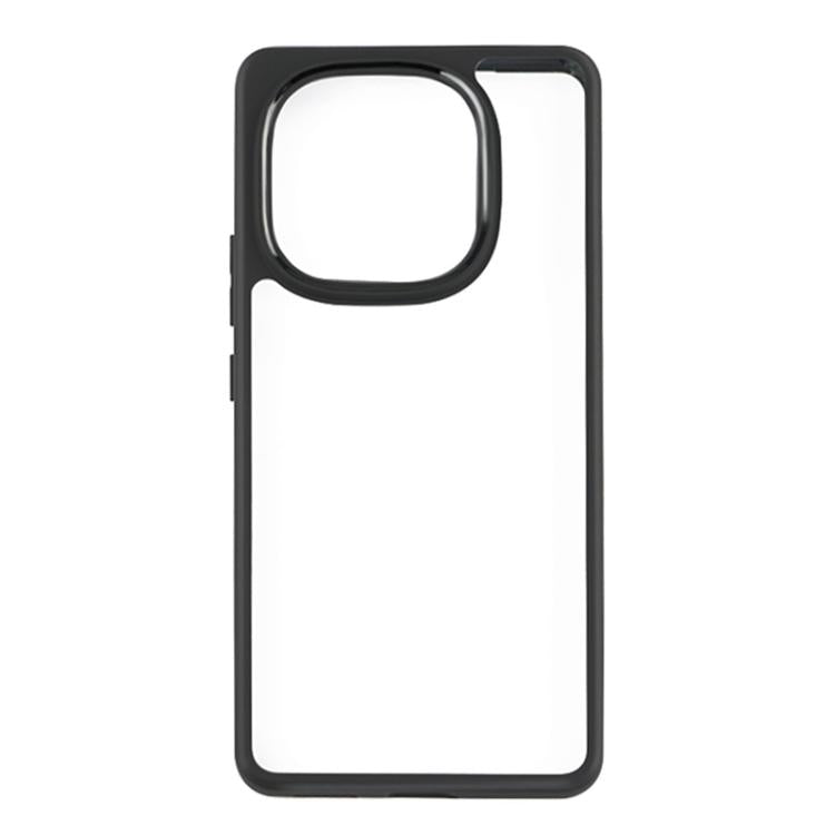 For vivo iQOO Z10 Turbo Frosted TPU + Transparent PC Phone Case - Transparent