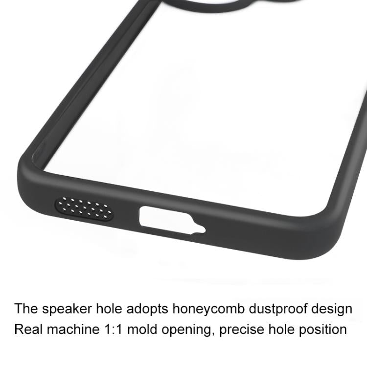 For vivo S30 Frosted TPU + Transparent PC Phone Case - Transparent